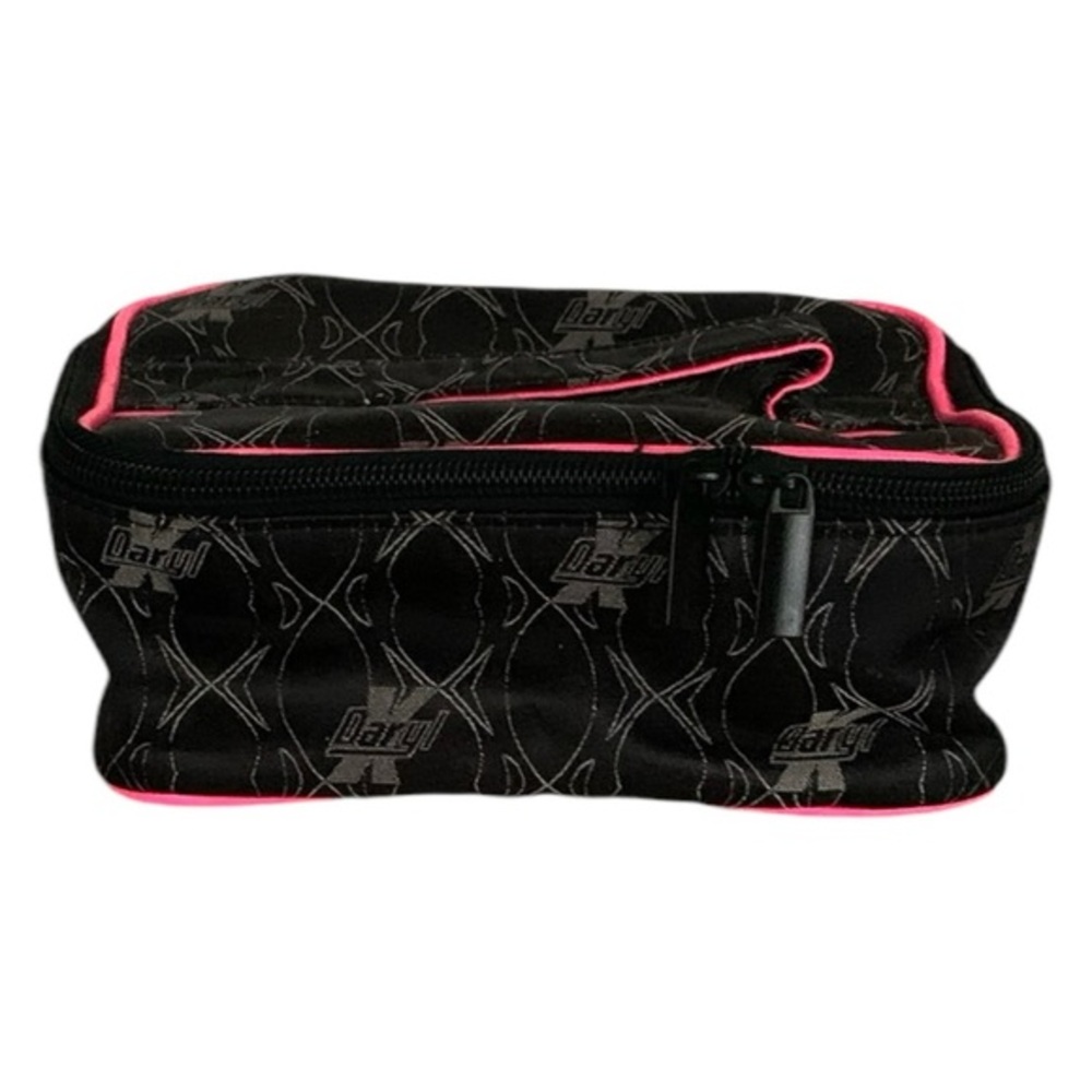 Daryl K for Beauty.com Black & Hot Pink Overnight Bag Makeup
Toiletries Case